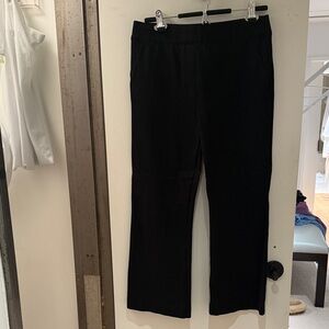 SPANX Black Ponte “Perfect Pant” Kick Flare Size L